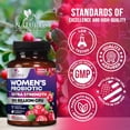 thumbnail image 5 of Probiotics for Women - Probiotic Blend 100 Billion CFU Per Serving - Women's Probiotic for Targeted Vaginal & Digestive Health Support - 16 Strains, Cranberry, Prebiotics - Bottled USA - 60 Capsules, 5 of 10