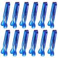 thumbnail image 1 of Juegos de utensilios de cocina,12 pinzas pequeñas para cubos de azúcar de acero inoxidable, color azul 304 Vhermosa CPB-DE-WX750-6, 1 of 5