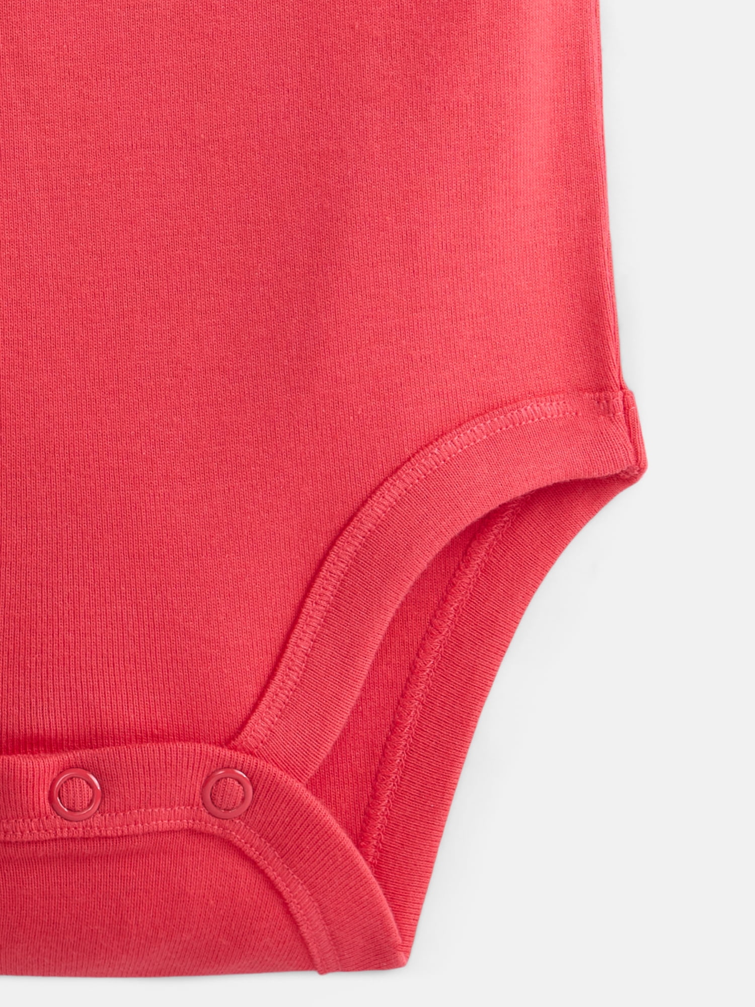Wonder Nation Baby Girls' Cotton Bodysuit with Short Sleeves, Sizes 0M-24M