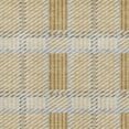 thumbnail image 3 of HomeRoots 678714 5 x 8 ft. Gold Beige & Brown Plaid Washable Machine Made Rectangle Area Rug with UV Protection, 3 of 9