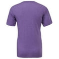 thumbnail image 2 of T-Shirt à Manches Courtes Uni à Col Ras du Cou en Mélange Triblend pour Hommes en Toile, 2 of 3