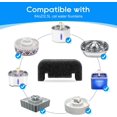 thumbnail image 2 of MyfatBOSS Cat Water Fountain Filter, 12 Pack Water Fountain Sponge Foam Filter for Veken Replacement Pump, Pet Fountain Filter Replacement for Crystal Cat Water Fountain, 2 of 7