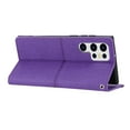 thumbnail image 4 of Dteck Case for Samsung Galaxy S22 Ultra,Rugged Shockproof Magnetic Flip Leather Wallet Card Slot Kickstand Case Cover,Purple, 4 of 9