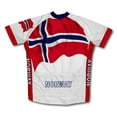 thumbnail image 2 of Norway Flag Short Sleeve Cycling Jersey  for Men - Size 2XL, 2 of 3