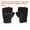 Black, variant on Uxcell Men's Outdoor Fingerless Gloves Half Finger Gloves Breathable Workout Gloves Green, XL