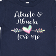thumbnail image 4 of Inktastic Abuelo and Abuela Love Me- Heart Grandchild Boys or Girls Baby T-Shirt, 4 of 5