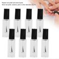 thumbnail image 5 of 8 Pcs Refillable Nail Polish Bottles Transparent Glass Nail Varnish Rectangle Bottles 7ml, 5 of 5