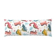 thumbnail image 2 of Picia Dinosaur Body Pillow Cover - Super Soft Microfiber 20x54 Body Pillow Case - Envelope Closure, Wrinkle, Stain Resistant Body Pillow Cover,Elegant Bedding, 2 of 8