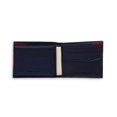 thumbnail image 2 of Cartera Tommy Hilfiger de piel delgada con doble pliegue azul/blanco/rojo, 2 of 5
