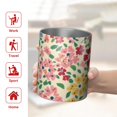 thumbnail image 5 of 12oz Coffee Tumblers Pioneer Flower Stainless Steel Vacuum Insulated Travel Tumbler Coffee Cups Mug with Lid and Straw with Cleaning Brush for Cold & Hot Drinks, 5 of 5