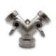 thumbnail image 3 of 3/4 2 Way Heavy Duty Garden Hose Splitter Y Splitter, 3 of 5
