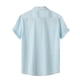 thumbnail image 4 of pstuiky Mangas cortas para hombre, Camisa hawaiana informal de manga corta con cuello vuelto y botones para hombre camisas casuales para hombre xxl, 4 of 9