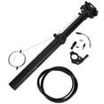 thumbnail image 2 of Bike Seatpost, Convenient to Use Simple  Bike Control Wire Seatpost, for Road Bicycle Mountain Bike Riding Accessory External Wiring 31.6MMx375MM,External Wiring, 2 of 7