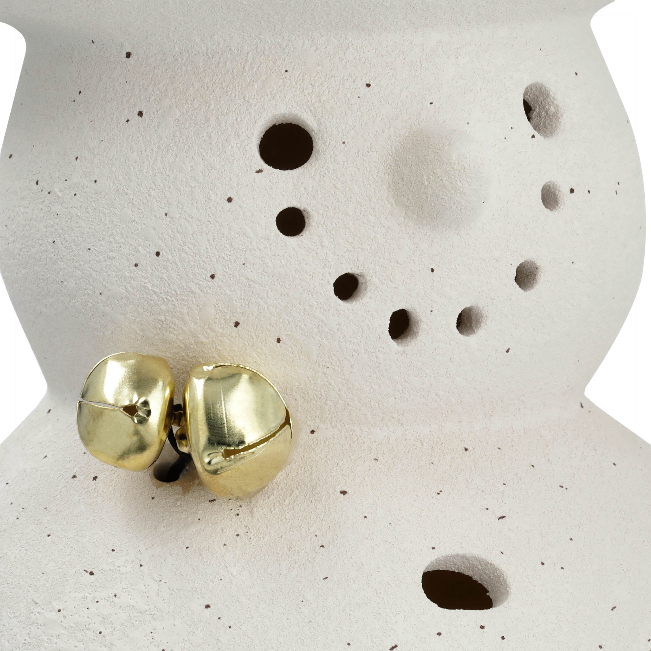 Medium Light-Up Snowman Christmas Decoration, White, 8.5", by Holiday Time