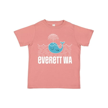 

Inktastic Everett Washington Whale Watching Gift Toddler Boy or Toddler Girl T-Shirt