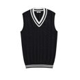 thumbnail image 5 of COOFANDY Men's Sweater Vest Slim Fit Casual Sleeveless V Neck Pullover Cable Knit Sweater Vest, 5 of 6