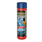 Drano Kitchen Granules Clog Remover, Commercial Line, 17.6 oz