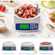 thumbnail image 3 of Báscula de cocina electrónica de 30 kg, báscula digital para alimentos con pantalla LCD, adaptador de corriente de 6 V incluido (tamaño: 30 kg/1 g), 3 of 5