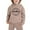Khaki, variant on Tisuna Little Boys 2 Pieces Outfit Letter Print Long Sleeve Hooded Tracksuit Fashion Casual Spring Autumn Child Sport Wear Set Light Blue Size 2-3 Years