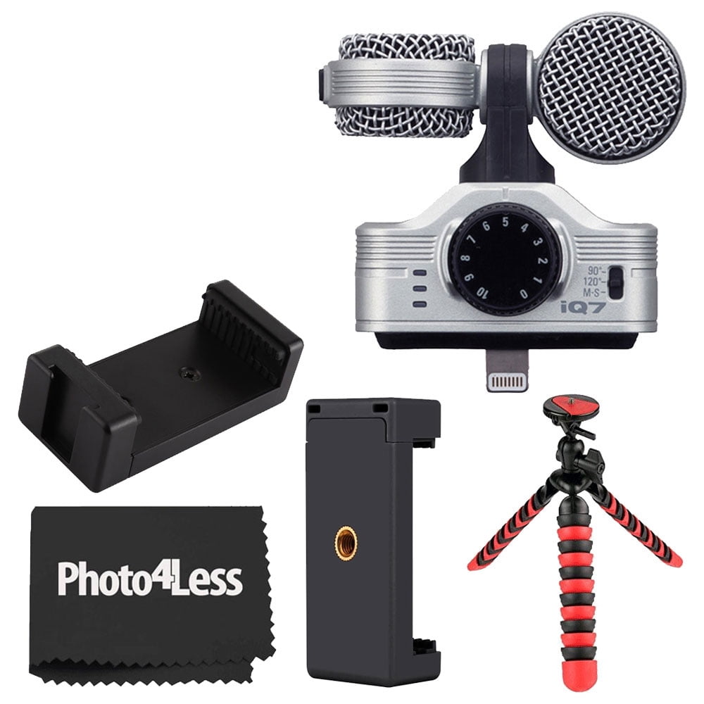 Zoom iQ7 MidSide Stereo Microphone for iPhone/iPad + Folding