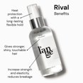 thumbnail image 2 of L'ange Hair Rival Heat Shield Spray: Thermal Protection, Anti-Frizz, Paraben-Free Protection Spray, 2 of 6