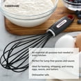 thumbnail image 3 of Farberware Soft Grips Plastic Whisk Black, 3 of 10