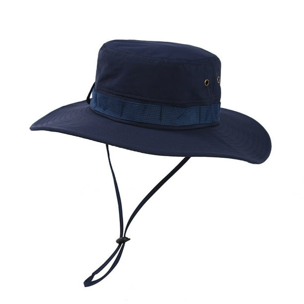 Sombreros para hombre y mujer, estilo único, color sólido, sombrero de pescador, sombrero de playa, sombrero de poliéster para mujer.