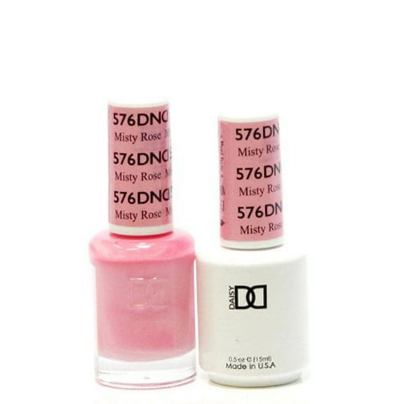 DND Nail Polish Gel & Matching Lacquer Set (576 - Misty Rose)