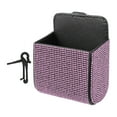 thumbnail image 1 of Estuche para Gafas de Sol de Coche Unique Bargains Soporte Universal para Gafas de Sol Almacenamiento ABS, Piedras preciosas, Metal Rosa 5.12"x3.46" 1 Pcs, 1 of 1