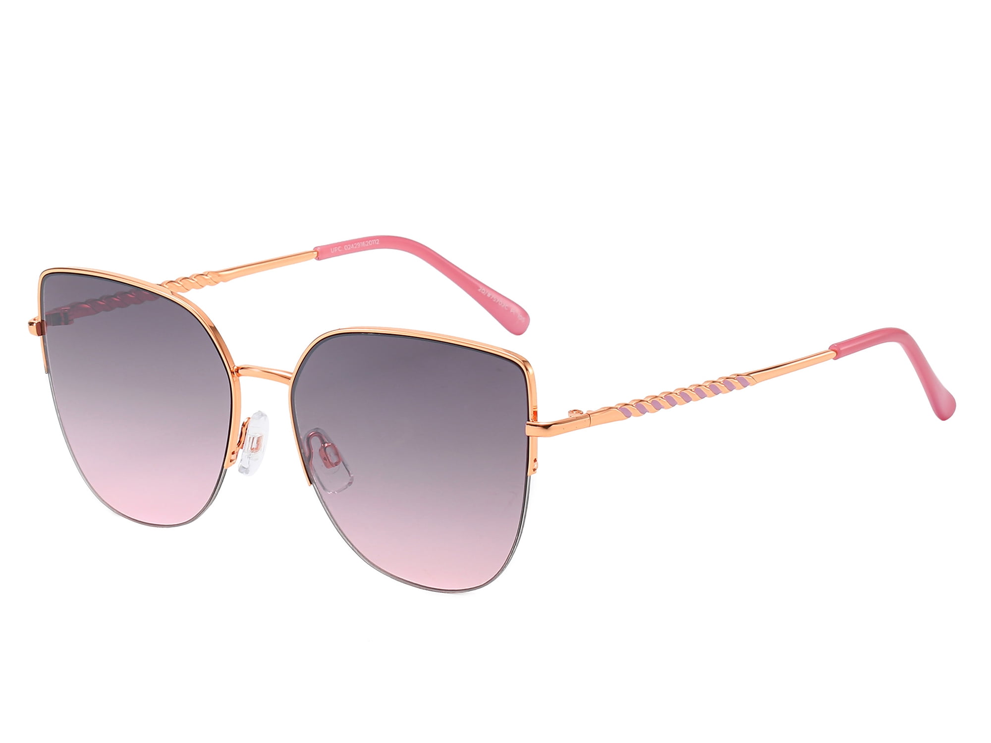 oversized rose gold sunglasses