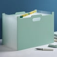 thumbnail image 3 of Organizador A4 Sharpla con 13 bolsillos Bolsa de almacenamiento de papel Verde cro, 3 of 5