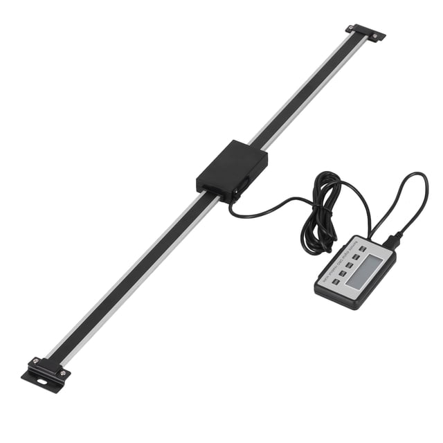 Wchiuoe Digital Readout Linear Metric Imperial Linears Scale with Digital Display for Lathe,Digital Readout,Industrial Digital Readout