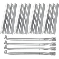 Quickflame Grill Replacement Parts for Napoleon Gas Grills LEX485/605/730 LE LD485 Series Grills S81001, Stainless Steel Heat Plates and Burner Tubes Set, Napoleon Grill Parts