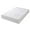 White, variant on Mattress Topper Full Double Layer Mattress Topper Cotton Top Fitted Mattress Cover Pocket Mattress Pad Protector Soft Noiseless Mattress Pad Twin Mattress Protector,Twin Mattress Topper