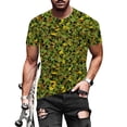 thumbnail image 6 of Bnwani Mens Shirts Crew Neck Breathable Shirts Lightweight Tee Camouflage L, 6 of 9