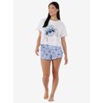thumbnail image 2 of Disney Stitch Women's Sleep Shorts, Sizes XS-3X, 2 of 5