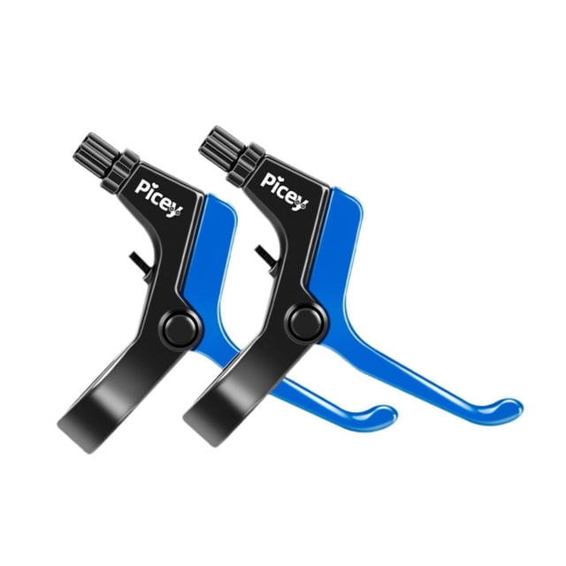 2 piezas palanca freno para bicicleta infantil, ciclismo, piezas universales, fácil instalación, empuñadura ergonómica para palanca Azul