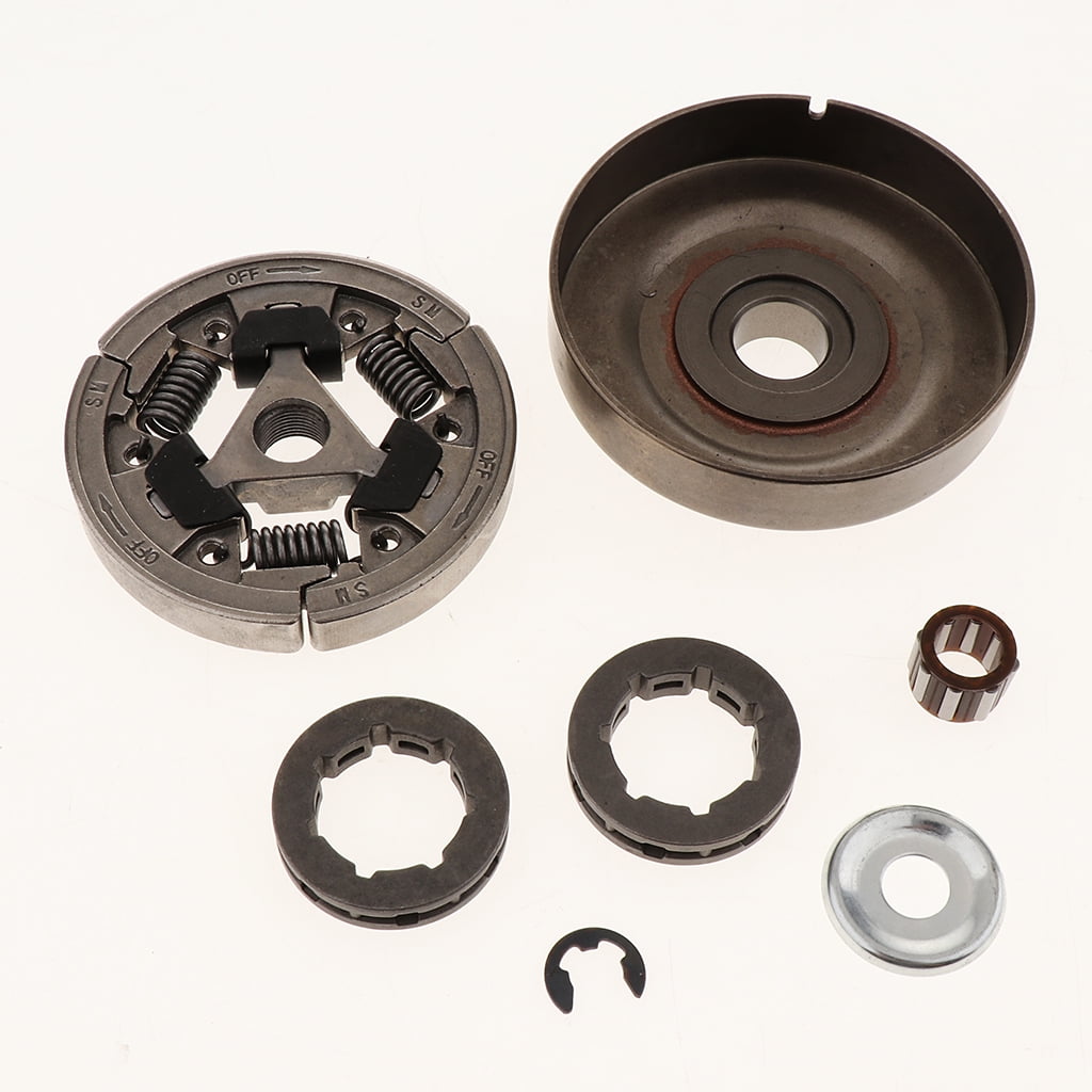 Fzaqwen 3/8 Inch 7T Clutch Drum Bearing Kit for 036 MS360 Lawn Mower Replacement Parts