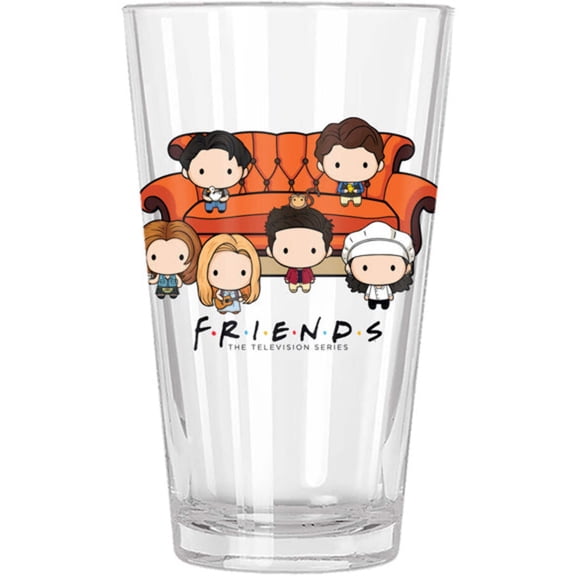 Friends - Chibi At Central Perk Boxed 16oz Pint Glass