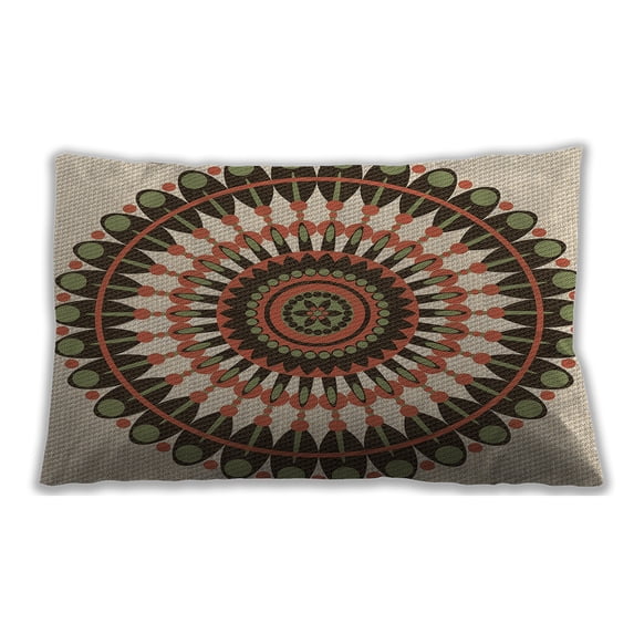 Ahgly Company Indoor Rectangular Contemporary Lumbar Throw Pillow, 13 inch by 19 inch