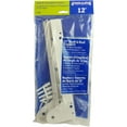 thumbnail image 2 of 1 Pair 12" White ABS Shelf and Rod Supports, 2 of 2