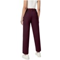 thumbnail image 7 of snilers Girls Boys Dress Pants Mid Waist Straight Leg Pants Kids Formal Trousers with Belt Loops Comfortable Uniform Pants with Pockets Size 7-16 Years, 7 of 7
