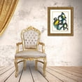 thumbnail image 3 of Vess, June Erica 26x31 Gold Ornate Wood Framed with Double Matting Museum Art Print Titled - Linked Ovals I, 3 of 4