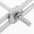 thumbnail image 6 of LOLIPPYY 2-Pack Heavy Duty Plated Metal Downspout Anchors Adjustable Garden Gutter Support Stakes, 6 of 7