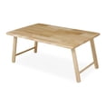 thumbnail image 1 of PJ Wood Folding Laptop Desk Tray Portable Bed Table for Computer Work, Natural, 1 of 12