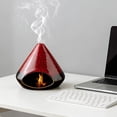 thumbnail image 4 of BAOPAI Handcrafted Ceramic Incense Burner With Chimney Ash Catcher For Palo Santo Wood Sticks And Cones Home Decor, 4 of 6