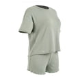 thumbnail image 3 of Set de Pijama Secret Treasures para Mujer, con Short y Playera Boxy Verde Talla ECH 2 Piezas, 3 of 4
