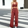 thumbnail image 4 of Women's 2 Piece Sleeveless V Neck Button Down Blazer and Pants Summer Elegant Work Business Office Suit Set, 4 of 7