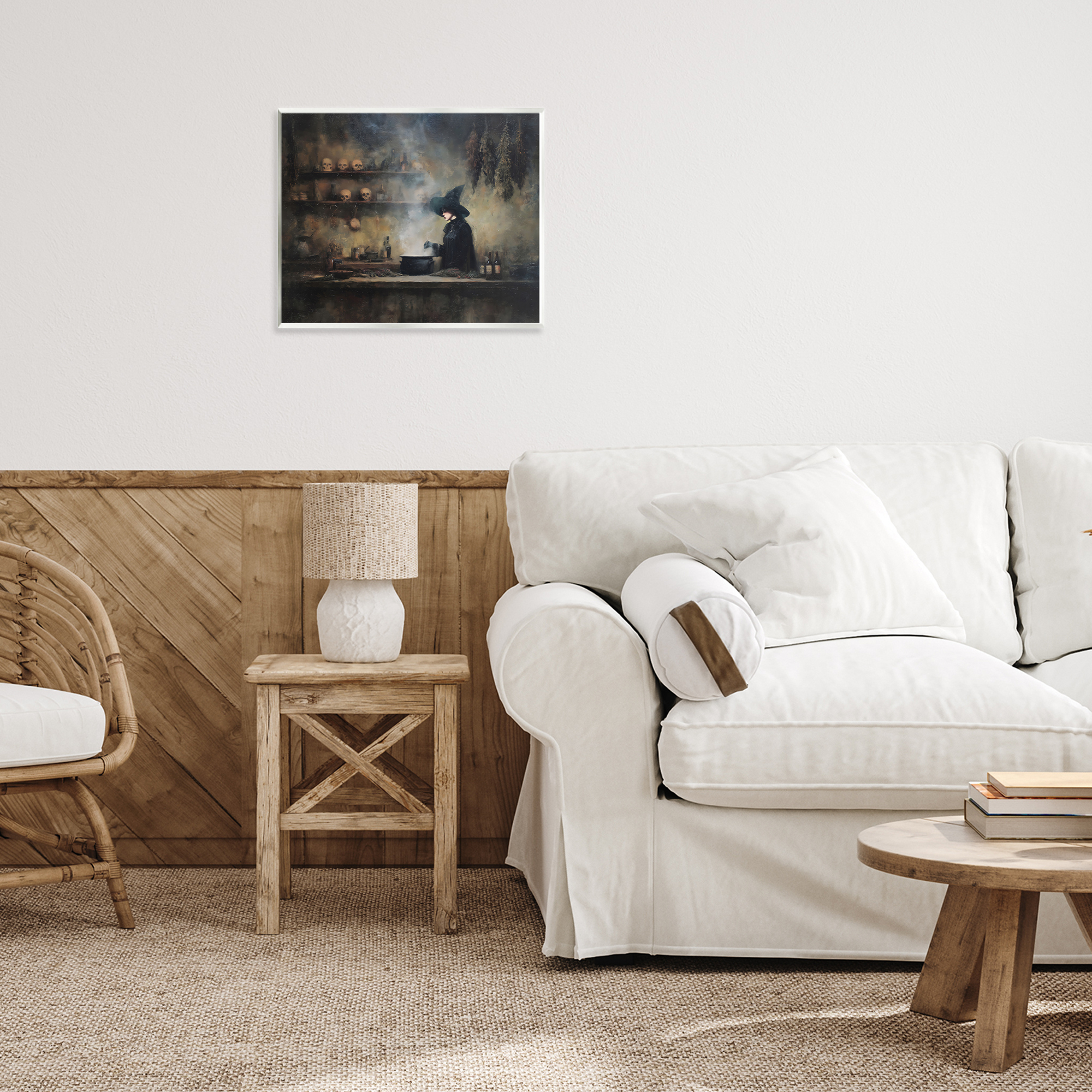 Witch's Cauldron Brew Wall Plaque Art, design by Arlington Prints