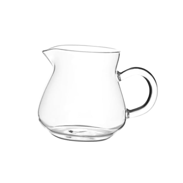 Jarra de cristal para crema, vertedor de leche transparente, taza para , Mini jarra, taza de café, taza de té para bebidas, expreso, leche, café 250ml 7x55x83cm mayimx Jarra de crema